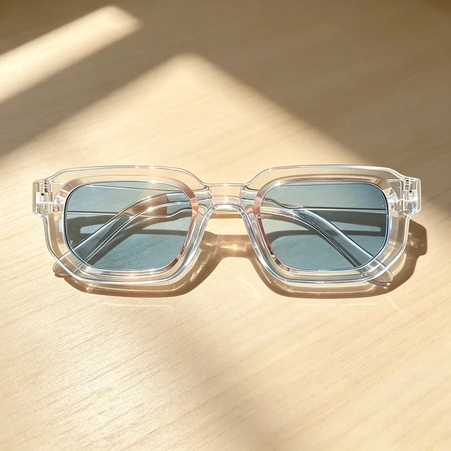 Lunettes de soleil vintage rectangulaires