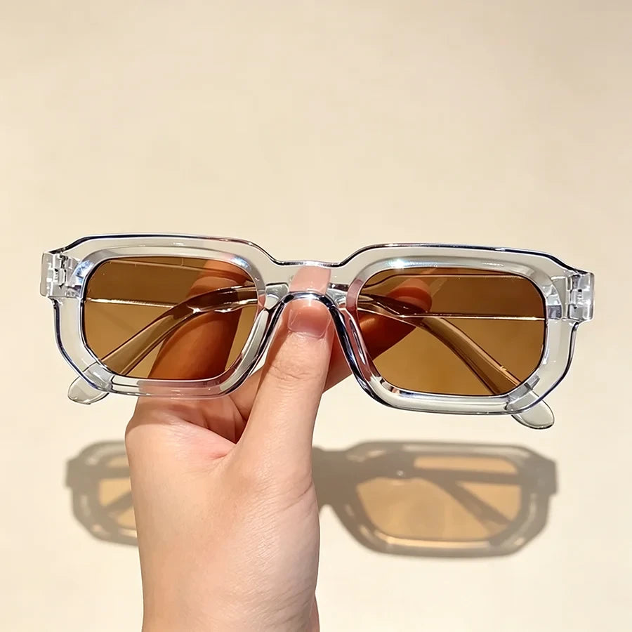 Lunettes de soleil vintage rectangulaires