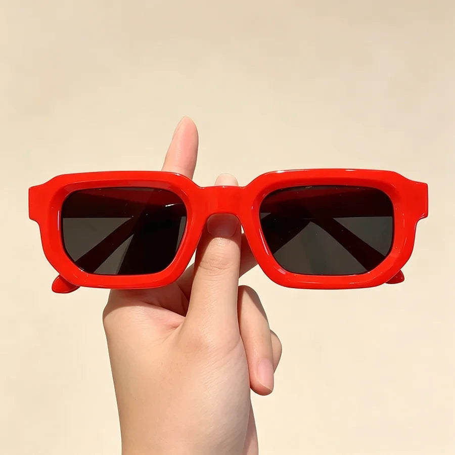 Lunettes de soleil vintage rectangulaires