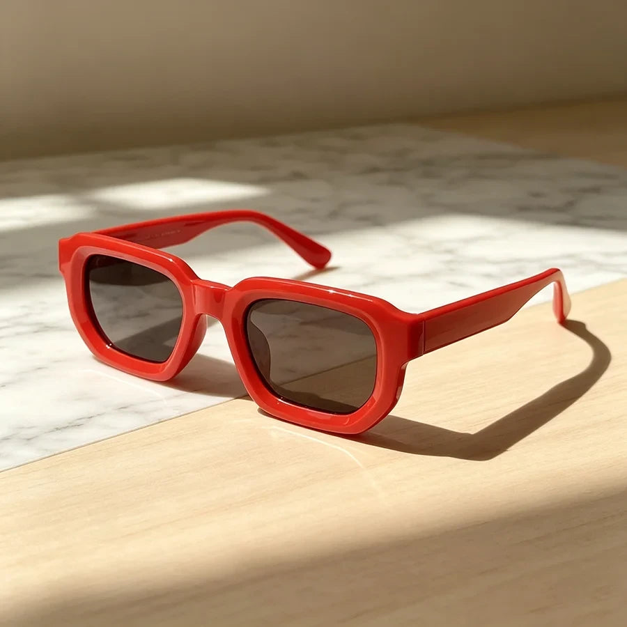 Lunettes de soleil vintage rectangulaires