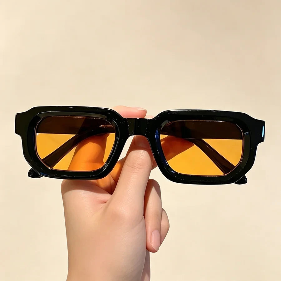 Lunettes de soleil vintage rectangulaires